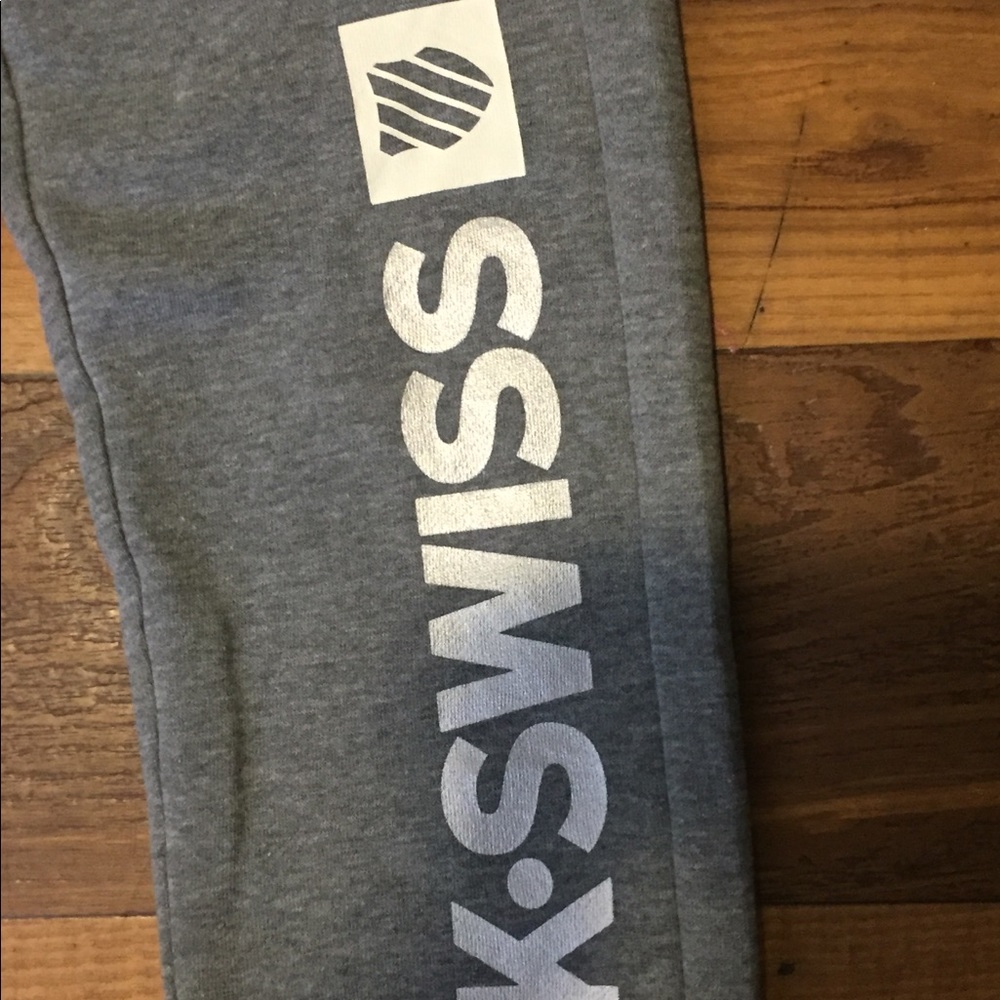 K-SWISS Gray joggers (xs) new - Picture 5 of 8